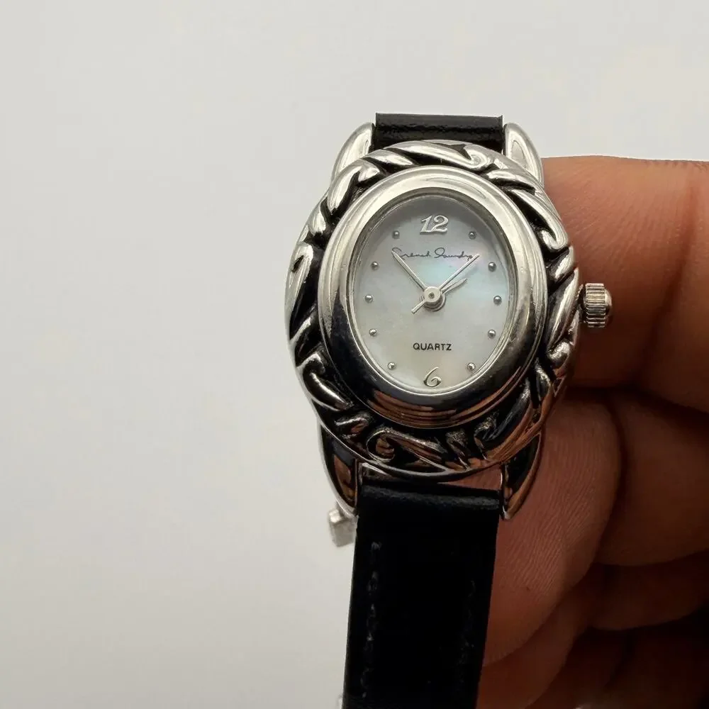 Chic Vintage Geneva Quartz Southwestern Cuff Watch Working New Battery